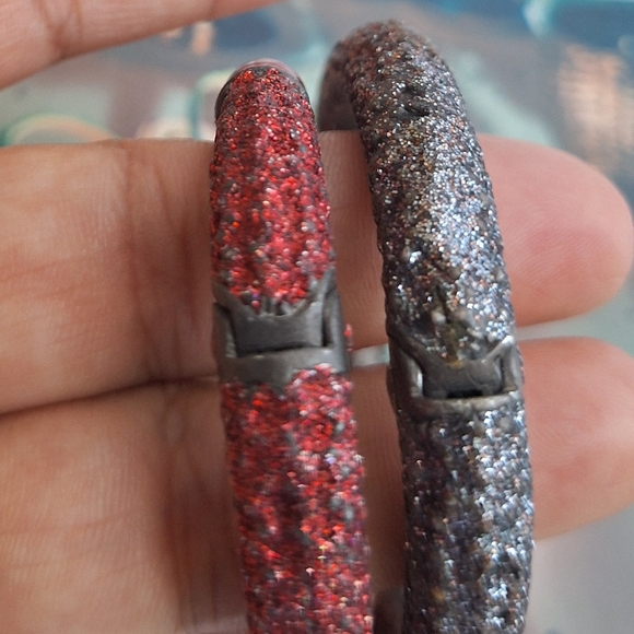 KMO 2 pc cuff bangles bracelet - Picture 6 of 10